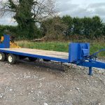 16T LOW LOADER/BALE TRAILER 27'